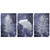 Silver Leaves Wall Art - Set of 3
