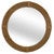 Sleek Brown Rope Mirror