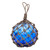 Small Glass Buoy Decorative Sphere - Cobalt Blue