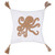 Wood Octopus Beaded Pillow
