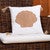 Wood Shell Beaded Pillow