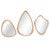 Wooden Frame Mirrors - Set of 3 - OUT OF STOCK UNTIL 07/23/2025