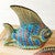 Blue Fish Clay Sculpture