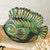 Green Fish Clay Sculpture