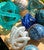 Ocean Knot Art Glass Figurine - White