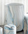 Azure Waves Waste Basket