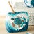 Blue Sea Turtle Toothbrush Holder