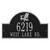 Black & Silver Personalized Adirondack Arch Plaque