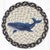 Happy Blue Whale Round Trivets - Set of 3 - OUT OF STOCK UNTIL 09/23/2025