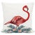 Floral Flamingo Indoor/Outdoor Pillow