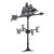 Black Clipper Accent Weathervane - 30 Inch
