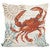 Crab Seas Indoor/Outdoor Pillow