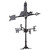 Black Lighthouse Weathervane - 30 Inch