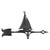 Black Sailboat Weathervane - 30 Inch