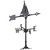 Black Sailboat Weathervane - 30 Inch