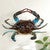 Blue Crab Metal Wall Sculpture