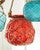 Coastal Red Hanging Glass Jar