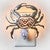 Silver Crab Nightlight
