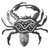 Silver Crab Nightlight