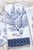 Indigo Coral Dual Purpose Terry Towel