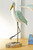 Blue Heron Wood Figurine
