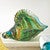 Sea Glass Conch Shell Sculpture