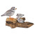 Seashore Bird Family Driftwood Sculpture