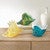 Golden Conch Shell Glass Sculpture