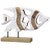 Carved Wood Angel Fish Sculpture
