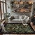 Tropical Bounty Black & Green Rug - 3 x 4