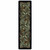 Tropical Bounty Black & Green Rug - 2 x 8