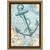 Blue Anchor Framed Canvas