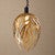 Golden Foliage Pendant Light