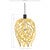 Golden Foliage Pendant Light
