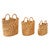 Bloom Woven Totes - Set of 3
