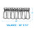 Royal Palms Valance