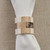 Checkered Cuff Napkin Rings - Set of 4