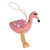 Felt Flamingo Ornaments - Set of 4