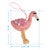 Felt Flamingo Ornaments - Set of 4