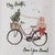 Santa's Bike Dishtowels - Set of 4