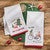 Santa's Bike Dishtowels - Set of 4