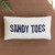 Sandy Toes Hooked Wool Pillow