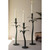 Hula Palms Iron Candle Holders - Set of 3