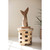 Downward Bound Teak Sculpture