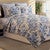 Blue Beach Shells Quilt Bed Set - King