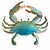 Crab Walk Metal Wall Art