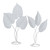 Frond Elegance Sculptures - Set of 2