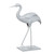 Majestic Crane Walking Sculpture