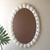Seashell Array Oval Wall Mirror Seashell Array Oval Wall Mirror