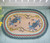 Blue Crab Oval Patch Rug